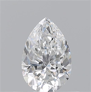 Picture of Natural Diamond 0.50 Carats, Pear with  Cut, E Color, VS2 Clarity and Certified by GIA