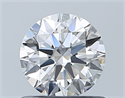 Natural Diamond 0.70 Carats, Round with Excellent Cut, E Color, VVS2 Clarity and Certified by GIA