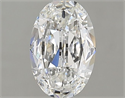 Natural Diamond 1.03 Carats, Oval with  Cut, G Color, SI1 Clarity and Certified by GIA