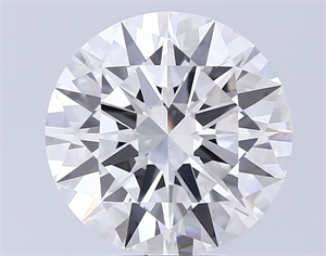 Picture of Lab Grown Diamond 7.03 Carats, Round with Excellent Cut, F Color, VS2 Clarity and Certified by IGI