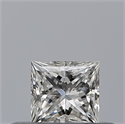 Diamante Natural 0.23 quilates, Princesa , Color E, claridad VVS1 y certificado GIA