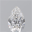Natural Diamond 0.71 Carats, Pear with  Cut, E Color, SI1 Clarity and Certified by GIA