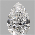 Diamante Natural 0.13 quilates, De pera , Color E, claridad SI1 y certificado IGI