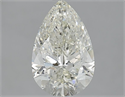Natural Diamond 1.86 Carats, Pear with  Cut, I Color, SI2 Clarity and Certified by IGI