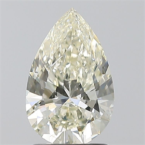 Picture of Natural Diamond 1.50 Carats, Pear with  Cut, L Color, SI2 Clarity and Certified by GIA
