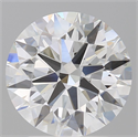 Lab Grown Diamond 3.10 Carats, Round with Ideal Cut, E Color, VVS2 Clarity and Certified by IGI