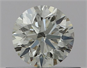 Natural Diamond 0.42 Carats, Round with Excellent Cut, J Color, VS2 Clarity and Certified by GIA
