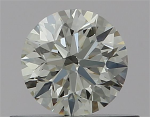 Picture of Natural Diamond 0.42 Carats, Round with Excellent Cut, J Color, VS2 Clarity and Certified by GIA