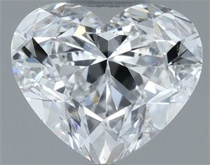 Picture of Natural Diamond 0.50 Carats, Heart with  Cut, D Color, SI2 Clarity and Certified by GIA