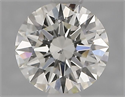 Natural Diamond 0.71 Carats, Round with Excellent Cut, J Color, SI1 Clarity and Certified by IGI