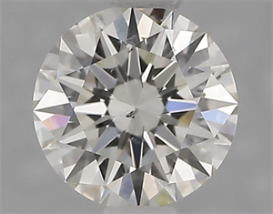 Picture of Natural Diamond 0.71 Carats, Round with Excellent Cut, J Color, SI1 Clarity and Certified by IGI