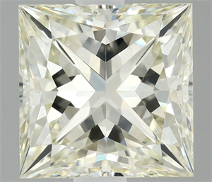 Picture of Natural Diamond 0.73 Carats, Princess with  Cut, K Color, VVS2 Clarity and Certified by IGI