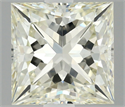 Natural Diamond 0.73 Carats, Princess with  Cut, K Color, VVS2 Clarity and Certified by IGI