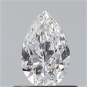 Diamante Natural 0.50 quilates, De pera , Color D, claridad VVS2 y certificado GIA