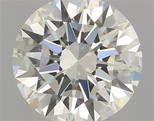 Picture of Natural Diamond 0.56 Carats, Round with Excellent Cut, J Color, VVS2 Clarity and Certified by GIA