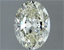 Natural Diamond 2.01 Carats, Oval with  Cut, K Color, SI1 Clarity and Certified by IGI