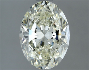 Picture of Natural Diamond 2.01 Carats, Oval with  Cut, K Color, SI1 Clarity and Certified by IGI