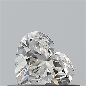 Picture of Natural Diamond 0.32 Carats, Heart with  Cut, H Color, VVS1 Clarity and Certified by GIA