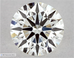 Foto Diamante Natural 0.54 quilates, Redondo , Color I, claridad VVS2 y certificado GIA de