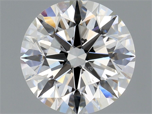 Picture of Natural Diamond 0.90 Carats, Round with Excellent Cut, F Color, SI1 Clarity and Certified by GIA