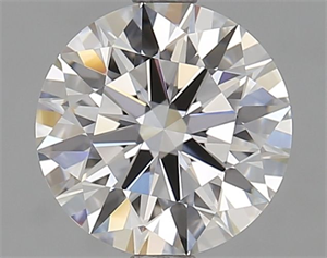 Picture of Lab Grown Diamond 2.02 Carats, Round with Excellent Cut, D Color, VVS1 Clarity and Certified by GIA