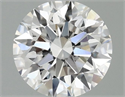 Lab Grown Diamond 1.10 Carats, Round with Ideal Cut, E Color, VS1 Clarity and Certified by IGI