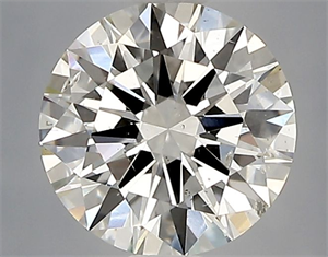 Picture of Natural Diamond 0.90 Carats, Round with Excellent Cut, G Color, SI1 Clarity and Certified by GIA