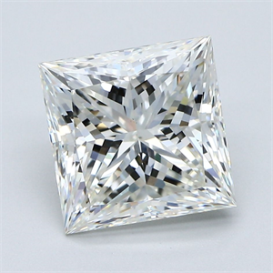 Foto Diamante Natural 3.51 quilates, Princesa , Color J, claridad VVS2 y certificado GIA de