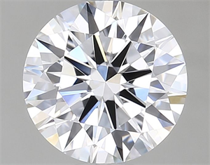 Picture of Lab Grown Diamond 1.07 Carats, Round with Ideal Cut, D Color, VVS1 Clarity and Certified by IGI