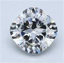 Natural Diamond 1.50 Carats, Cushion with  Cut, E Color, SI1 Clarity and Certified by GIA