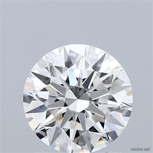 Picture of Lab Grown Diamond 1.50 Carats, Round with Ideal Cut, D Color, VVS2 Clarity and Certified by IGI