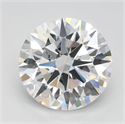 Lab Grown Diamond 1.02 Carats, Round with Ideal Cut, D Color, VVS1 Clarity and Certified by IGI