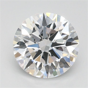Picture of Lab Grown Diamond 1.02 Carats, Round with Ideal Cut, D Color, VVS1 Clarity and Certified by IGI