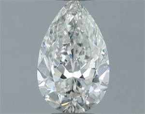 Picture of Natural Diamond 0.60 Carats, Pear with  Cut, H Color, SI1 Clarity and Certified by GIA