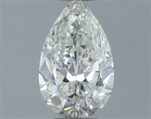 Picture of Natural Diamond 0.60 Carats, Pear with  Cut, H Color, SI1 Clarity and Certified by GIA