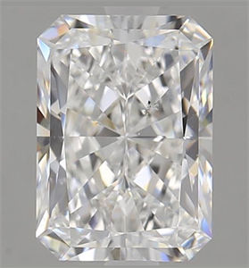 Picture of Natural Diamond 2.01 Carats, Radiant with  Cut, E Color, SI1 Clarity and Certified by GIA