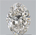 Natural Diamond 0.82 Carats, Oval with  Cut, H Color, VS1 Clarity and Certified by GIA
