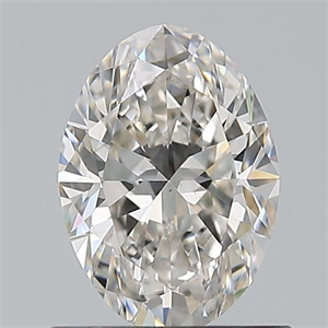 Picture of Natural Diamond 0.82 Carats, Oval with  Cut, H Color, VS1 Clarity and Certified by GIA