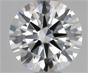 Lab Grown Diamond 1.03 Carats, Round with Ideal Cut, E Color, VVS2 Clarity and Certified by IGI