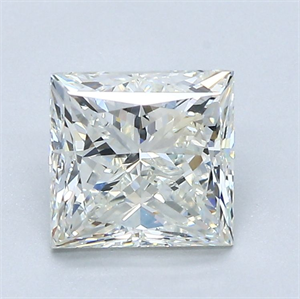 Foto Diamante Natural 1.71 quilates, Princesa , Color K, claridad VVS1 y certificado GIA de