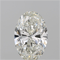 Natural Diamond 1.71 Carats, Oval with  Cut, I Color, SI2 Clarity and Certified by GIA
