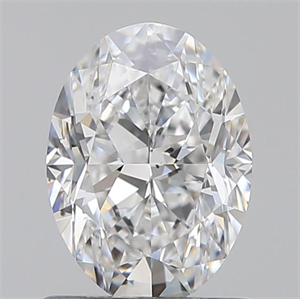 Picture of Natural Diamond 0.90 Carats, Oval with  Cut, D Color, SI1 Clarity and Certified by GIA