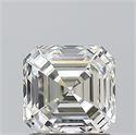 Natural Diamond 1.50 Carats, Asscher with  Cut, K Color, VVS2 Clarity and Certified by GIA