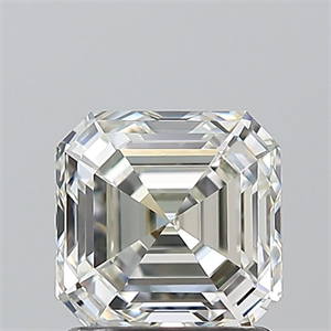 Picture of Natural Diamond 1.50 Carats, Asscher with  Cut, K Color, VVS2 Clarity and Certified by GIA