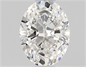 Natural Diamond 0.51 Carats, Oval with  Cut, E Color, VVS2 Clarity and Certified by GIA