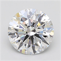 Lab Grown Diamond 4.19 Carats, Round with Ideal Cut, E Color, IF Clarity and Certified by IGI