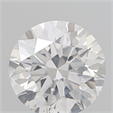 Natural Diamond 0.72 Carats, Round with Excellent Cut, F Color, SI2 Clarity and Certified by GIA