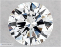 Natural Diamond 0.50 Carats, Round with Excellent Cut, E Color, SI1 Clarity and Certified by GIA