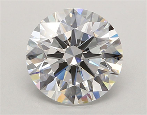 Picture of Lab Grown Diamond 3.03 Carats, Round with Ideal Cut, E Color, VVS2 Clarity and Certified by IGI