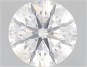 Natural Diamond 0.70 Carats, Round with Excellent Cut, F Color, I1 Clarity and Certified by GIA
